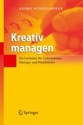 Cover: Kreativ managen - Springer