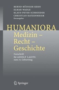 Cover: Humaniora: Medizin - Recht - Geschichte - Springer