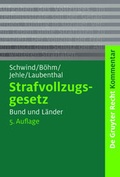 Bild: Strafvollzugsgesetz - Bund und L&auml;nder - De Gruyter