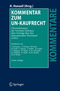 Cover: Kommentar zum UN-Kaufrecht - Springer