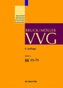 Cover: VVG - De Gruyter