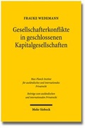 Cover: Gesellschafterkonflikte in geschlossenen Kapitalgesellschaften - Mohr Siebeck