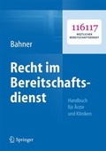 Cover: Recht im Bereitschaftsdienst - Springer