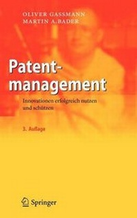 Enlarge image Cover: Patentmanagement - Springer