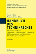 Cover: Handbuch des Technikrechts - Springer