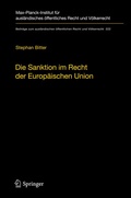 Cover: Die Sanktion im Recht der Europ&auml;ischen Union - Springer