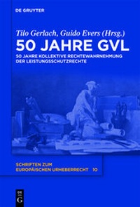 Abbildung von: 50 Jahre GVL - De Gruyter