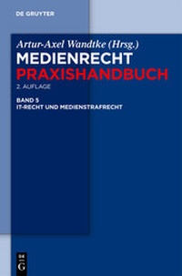 Abbildung von: Medienrecht. Praxishandbuch - De Gruyter