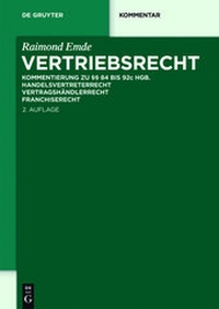 Abbildung von: Vertriebsrecht - De Gruyter