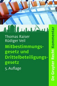 Abbildung von: Mitbestimmungsgesetz und Drittbeteiligungsgesetz - De Gruyter