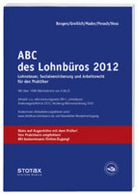 Abbildung von: ABC des Lohnbüros 2012 - Stollfuß
