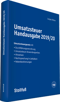 Abbildung von: Umsatzsteuer Handausgabe - online - Stollfuß