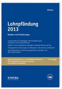 Abbildung von: Lohnpfändung 2013 - Stollfuß