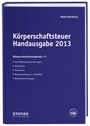 Cover: Körperschaftsteuer Handausgabe 2013 - Stollfuß