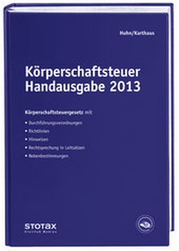 Abbildung von: Körperschaftsteuer Handausgabe 2013 - Stollfuß