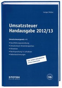 Abbildung von: Umsatzsteuer Handausgabe 2012/13 - Stollfuß