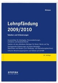 Abbildung von: Lohnpfändung 2009/2010 - Stollfuß