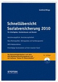 Abbildung von: Schnellübersicht Sozialversicherung 2010 - Stollfuß
