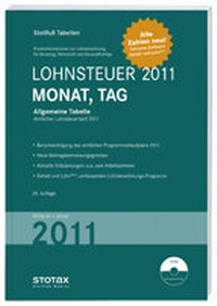 Abbildung von: Lohnsteuertabelle 2011 Monat, Tag - Stollfuß