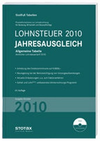 Abbildung von: Lohnsteuer Jahresausgleich 2010 - Stollfuß