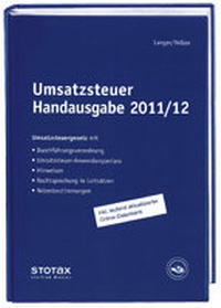 Abbildung von: Umsatzsteuer Handausgabe 2011/12 - Stollfuß