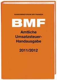 Abbildung von: Amtliche Umsatzsteuer-Handausgabe 2011/2012 - Stollfuß
