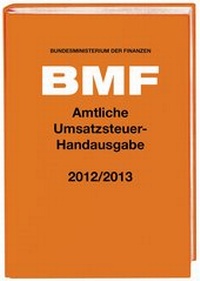 Abbildung von: Amtliche Umsatzsteuer-Handausgabe 2012/2013 - Stollfuß