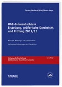 Abbildung von: HGB Jahresabschluss - Erstellung, prüferische Durchsicht und Prüfung 2011/12 - Stollfuß