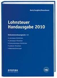 Abbildung von: Lohnsteuer Handausgabe 2010 - Stollfuß
