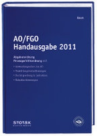 Enlarge image Cover: AO/FGO Handausgabe 2011 - Stollfuß