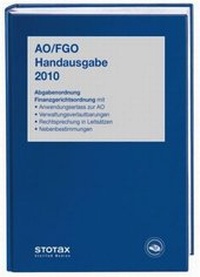 Enlarge image Cover: AO/FGO-Handausgabe 2010 - Stollfuß