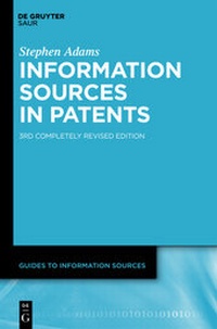 Enlarge image Cover: Information Sources in Patents - De Gruyter