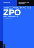 Abbildung von: Zivilprozessordnung und Nebengesetze: ZPO - De Gruyter