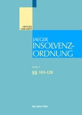 Cover: Insolvenzordnung - De Gruyter