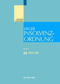 Enlarge image Cover: Insolvenzordnung - De Gruyter