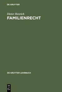 Bild vergrößern Bild: Familienrecht - De Gruyter