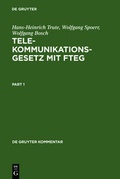 Cover: Telekommunikationsgesetz mit FTEG - De Gruyter