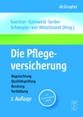 Cover: Die Pflegeversicherung - De Gruyter