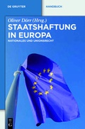 Cover: Staatshaftung in Europa - De Gruyter