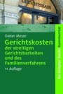 Cover: Gerichtskosten der streitigen Gerichtsbarkeiten und des Familienverfahrens - De Gruyter