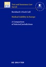 Cover: Medical Liability in Europe - De Gruyter