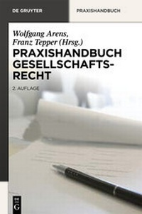 Abbildung von: Praxishandbuch Gesellschaftsrecht - De Gruyter