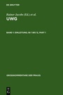 Cover: Großkommentar zum Gesetz gegen den unlauteren Wettbewerb mit Nebengesetzen - De Gruyter