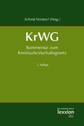 Abbildung von: Kommentar zum Kreislaufwirtschaftsgesetz (KrWG) - lexxion