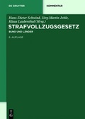 Cover: Strafvollzugsgesetz - De Gruyter