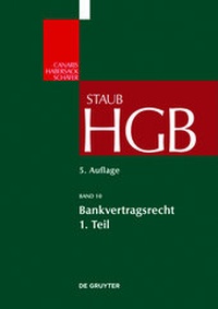 Abbildung von: Handelsgesetzbuch: HGB - Band 10 - De Gruyter