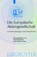 Cover: Die Europ&auml;ische Aktiengesellschaft - De Gruyter