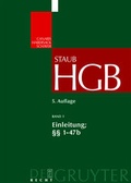 Cover: Handelsgesetzbuch: HGB - Band 1 - De Gruyter