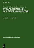 Cover: Strafgesetzbuch. Leipziger Kommentar - De Gruyter