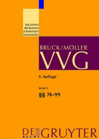 Abbildung von: VVG - Band 3 - De Gruyter